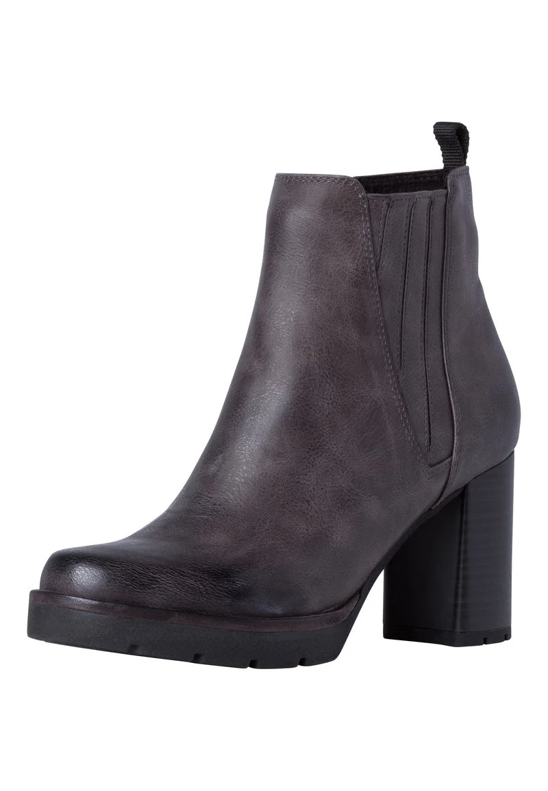 Marco Tozzi Bottines à Talons Hauts Dk.grey Antic Femme 2 Marco Tozzi Bottines à Talons Hauts Dk.grey Antic Femme – Image 2