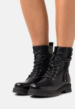 Marco Tozzi BY GUIDO MARIA KRETSCHMER Bottines à Plateau Black Antic Femme