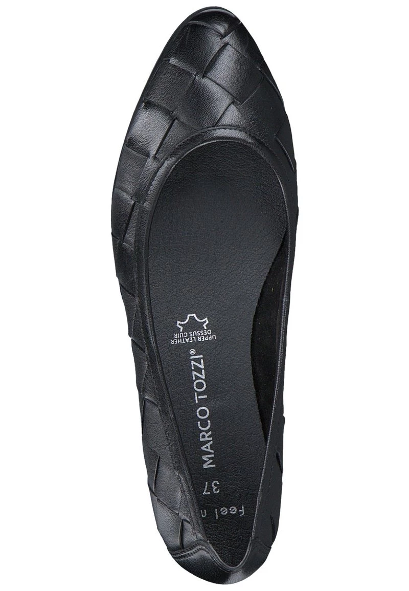 Marco Tozzi Femme Ballerines Black Antic 2 Marco Tozzi Femme Ballerines Black Antic – Image 2