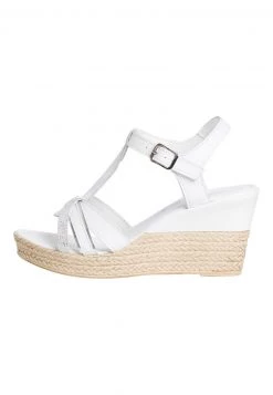 Marco Tozzi SANDALETTE Sandales Compensées White Comb Femme