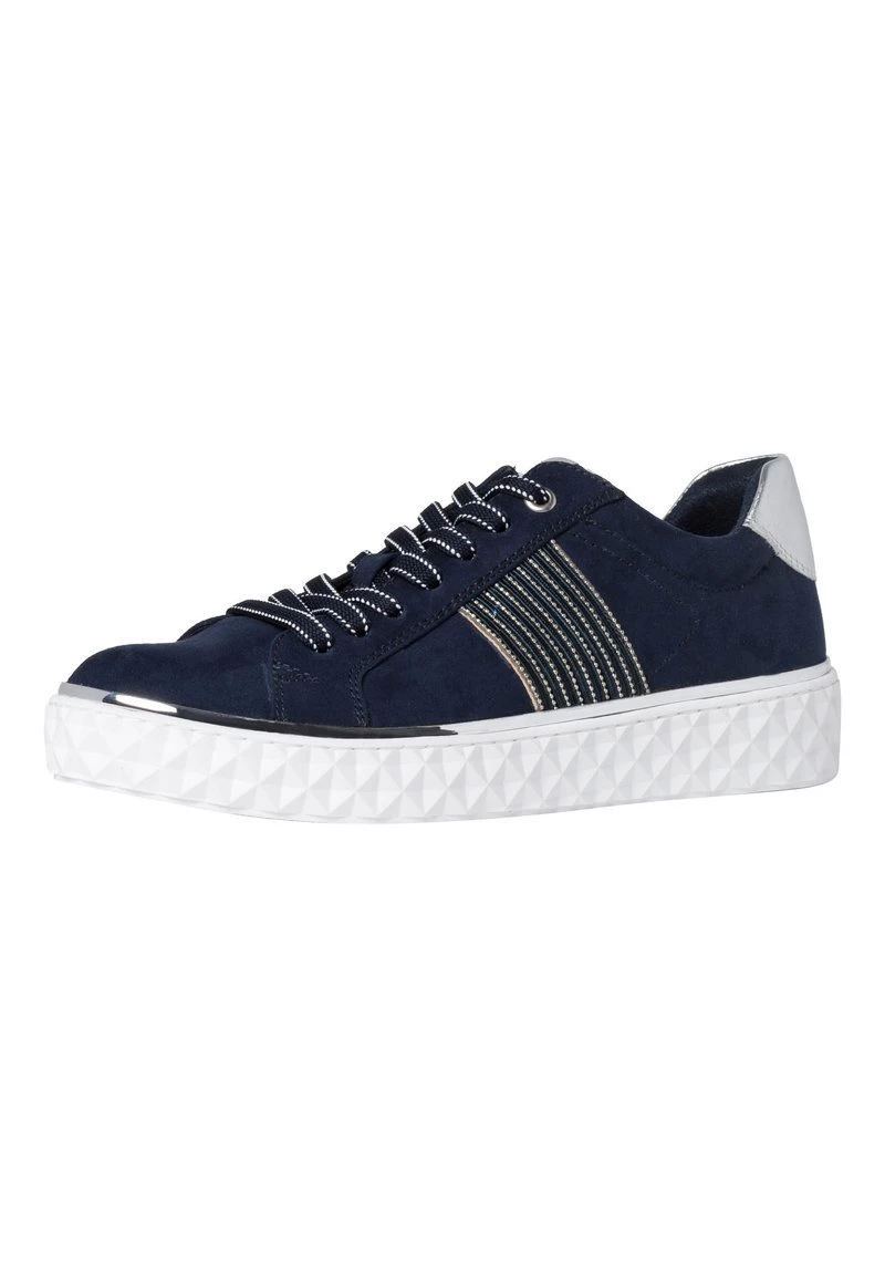 Marco Tozzi Baskets Basses Navy Comb Femme 2 Marco Tozzi Baskets Basses Navy Comb Femme – Image 2