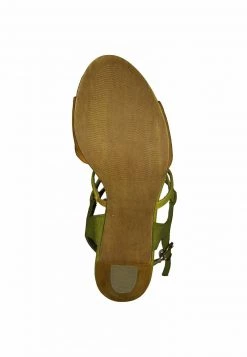 Marco Tozzi Femme Sandales à Talons Hauts Yellow Comb -Marco Tozzi Soldes Magasin a5b0ac3dfb324e98827c1510536e900f