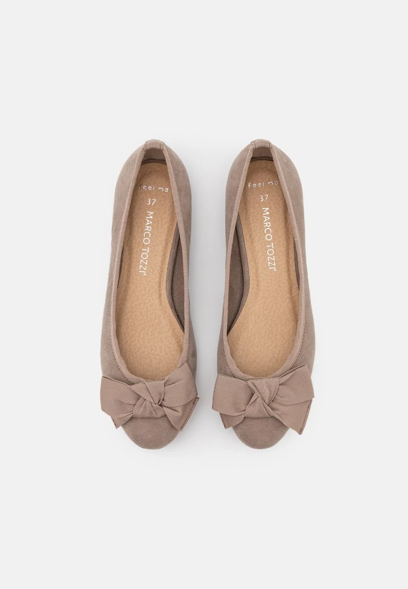 Marco Tozzi Ballerines Taupe Femme 6 Marco Tozzi Ballerines Taupe Femme – Image 6