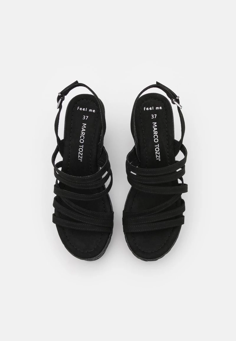 Marco Tozzi Femme Sandales à Talons Hauts Black 6 Marco Tozzi Femme Sandales à Talons Hauts Black – Image 6