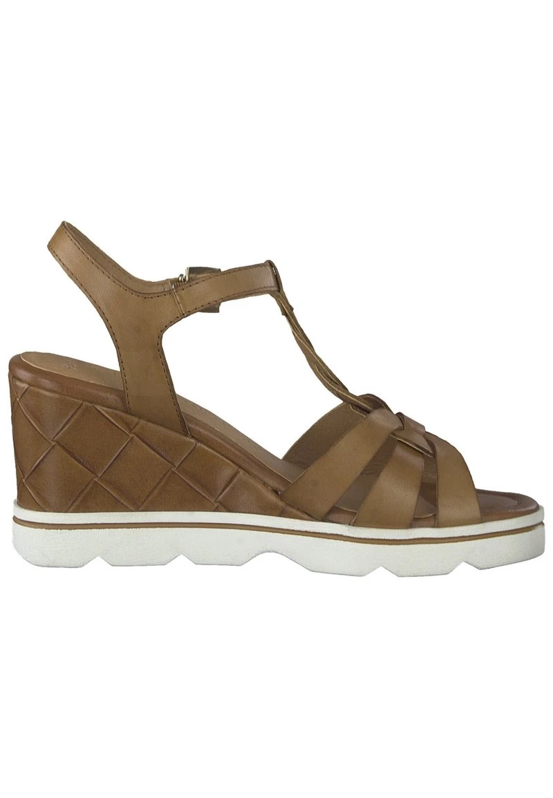 Marco Tozzi Sandales à Plateforme Cognac Antic Femme 4 Marco Tozzi Sandales à Plateforme Cognac Antic Femme – Image 4
