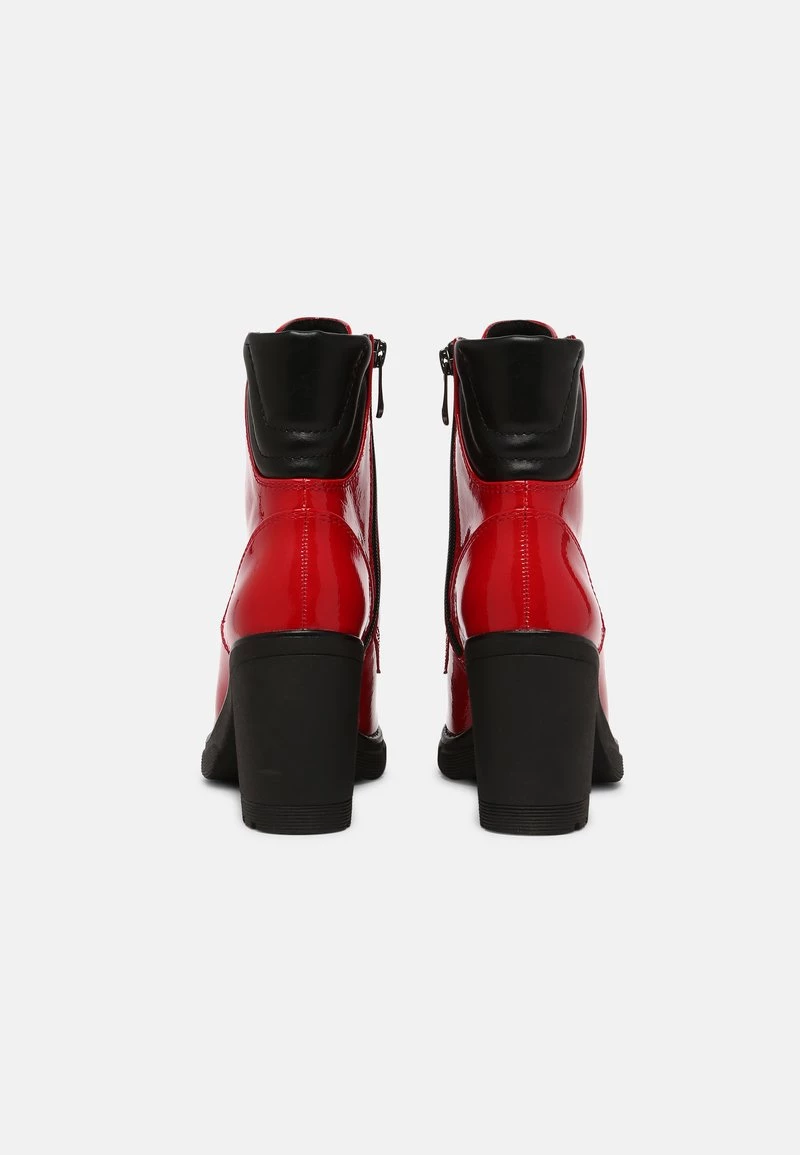Marco Tozzi Bottines à Plateau Red Femme 4 Marco Tozzi Bottines à Plateau Red Femme – Image 4