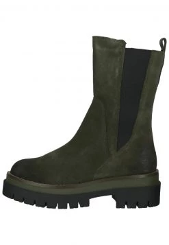 Marco Tozzi Femme Bottines à Plateau Olive