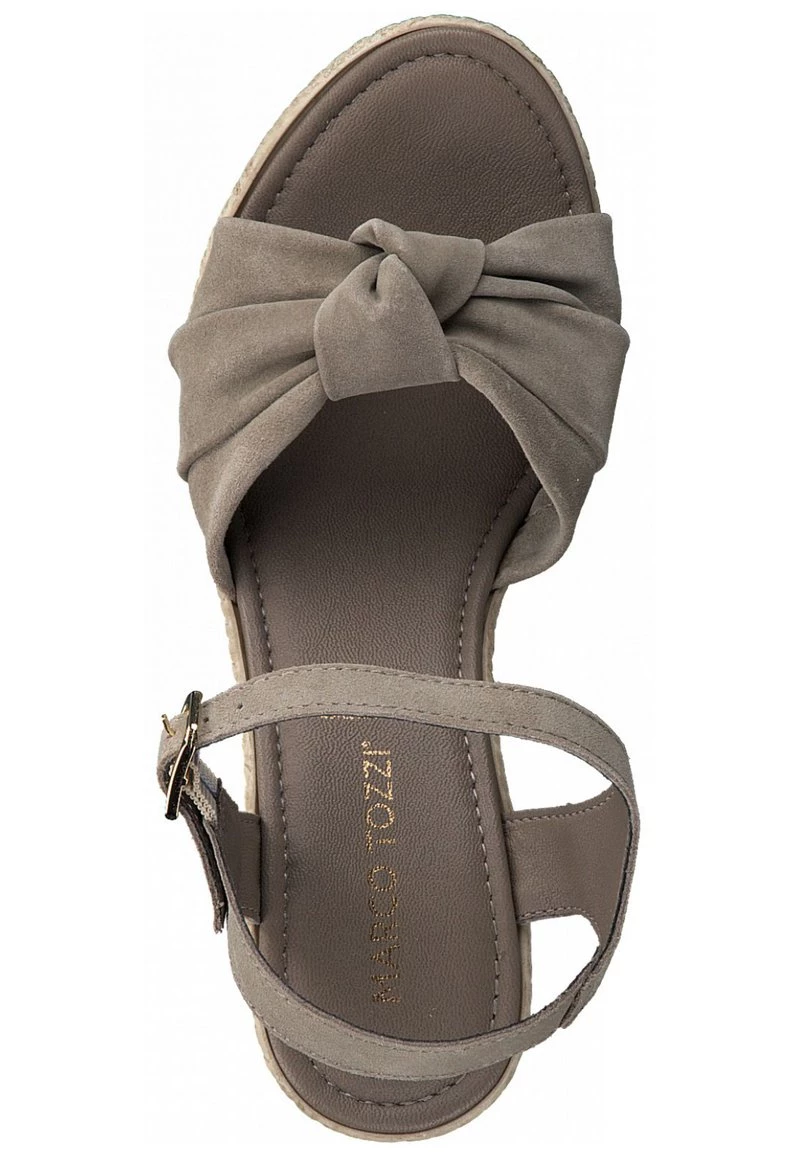 Marco Tozzi Femme Sandales Compensées Beige 2 Marco Tozzi Femme Sandales Compensées Beige – Image 2