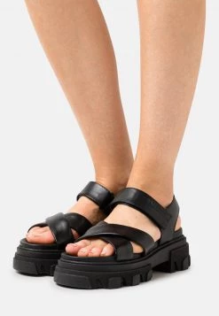 Marco Tozzi Sandales à Plateforme Black Femme