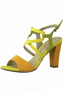 Marco Tozzi Femme Sandales à Talons Hauts Yellow Comb -Marco Tozzi Soldes Magasin dfec8d6a4d9b4735a24cf16e8c111a64