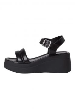 Marco Tozzi Femme Sandales à Plateforme Black