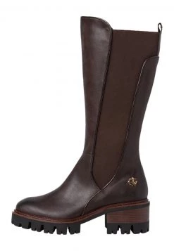 Marco Tozzi Femme Bottes à Plateau Mocca Ant.comb