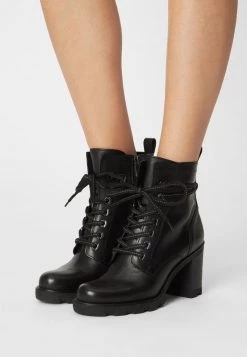 Marco Tozzi Bottines à Lacets Black Femme