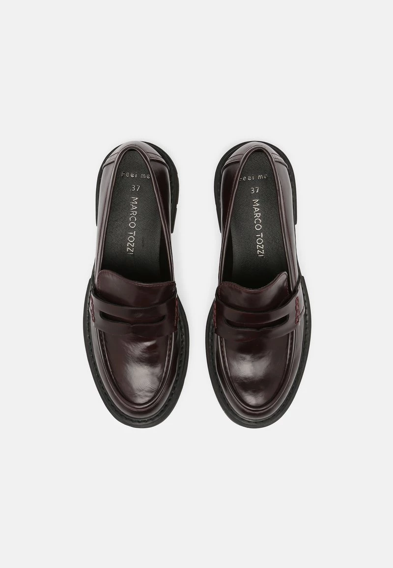 Marco Tozzi Femme Mocassins Bordeaux 6 Marco Tozzi Femme Mocassins Bordeaux – Image 6