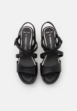 Marco Tozzi Sandales à Talons Hauts Black Femme -Marco Tozzi Soldes Magasin ef90886375c94643a5058d1b1ed4a17a