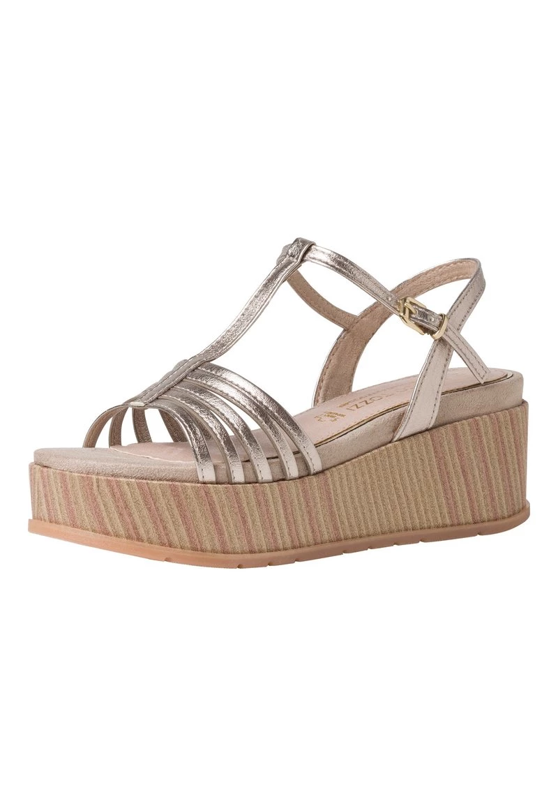 Marco Tozzi BY GUIDO MARIA KRETSCHMER Sandales à Plateforme Platinum Femme 3 Marco Tozzi BY GUIDO MARIA KRETSCHMER Sandales à Plateforme Platinum Femme – Image 3