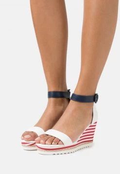 Marco Tozzi BY GUIDO MARIA KRETSCHMER Sandales à Talons Hauts White/navy Femme