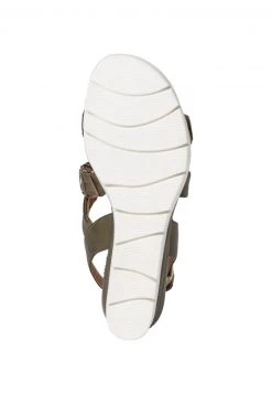 Marco Tozzi Femme BY GUIDO MARIA KRETSCHMER Sandales Compensées Khaki Comb -Marco Tozzi Soldes Magasin 053851cdd85f447cbf2d7663bfeb6d3a