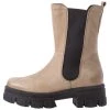 Marco Tozzi CHELSEA Bottines à Plateau Taupe Femme