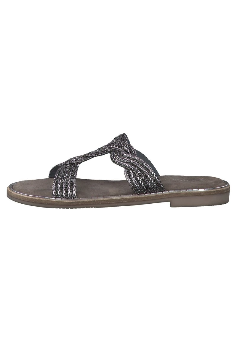 Marco Tozzi Mules Pewter Femme 1 Marco Tozzi Mules Pewter Femme