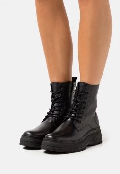 Marco Tozzi Femme Bottines à Plateau Black