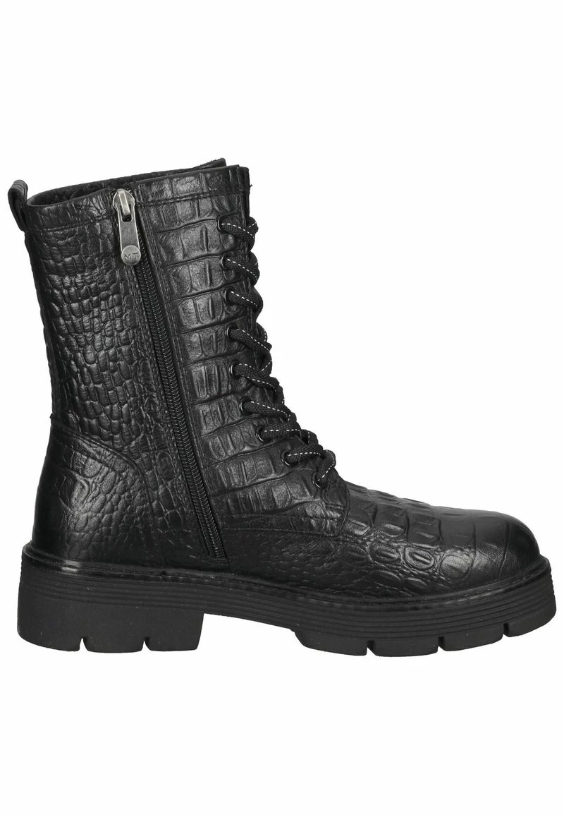 Marco Tozzi Bottines à Plateau Black Croco Femme 7 Marco Tozzi Bottines à Plateau Black Croco Femme – Image 7