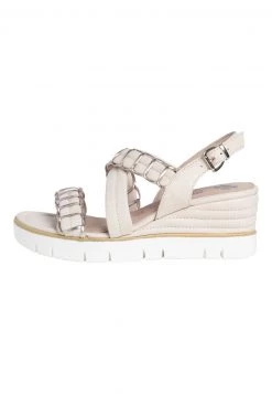Marco Tozzi BY GUIDO MARIA KRETSCHMER Sandales Compensées Cream Comb Femme