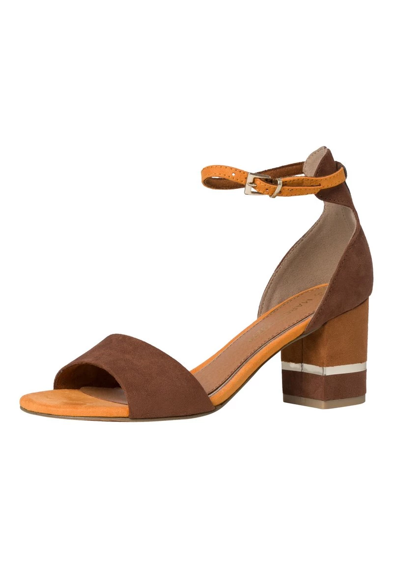 Marco Tozzi Femme Sandales Cognac Comb 2 Marco Tozzi Femme Sandales Cognac Comb – Image 2