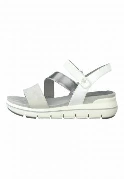 Marco Tozzi Femme Sandales à Plateforme White Comb