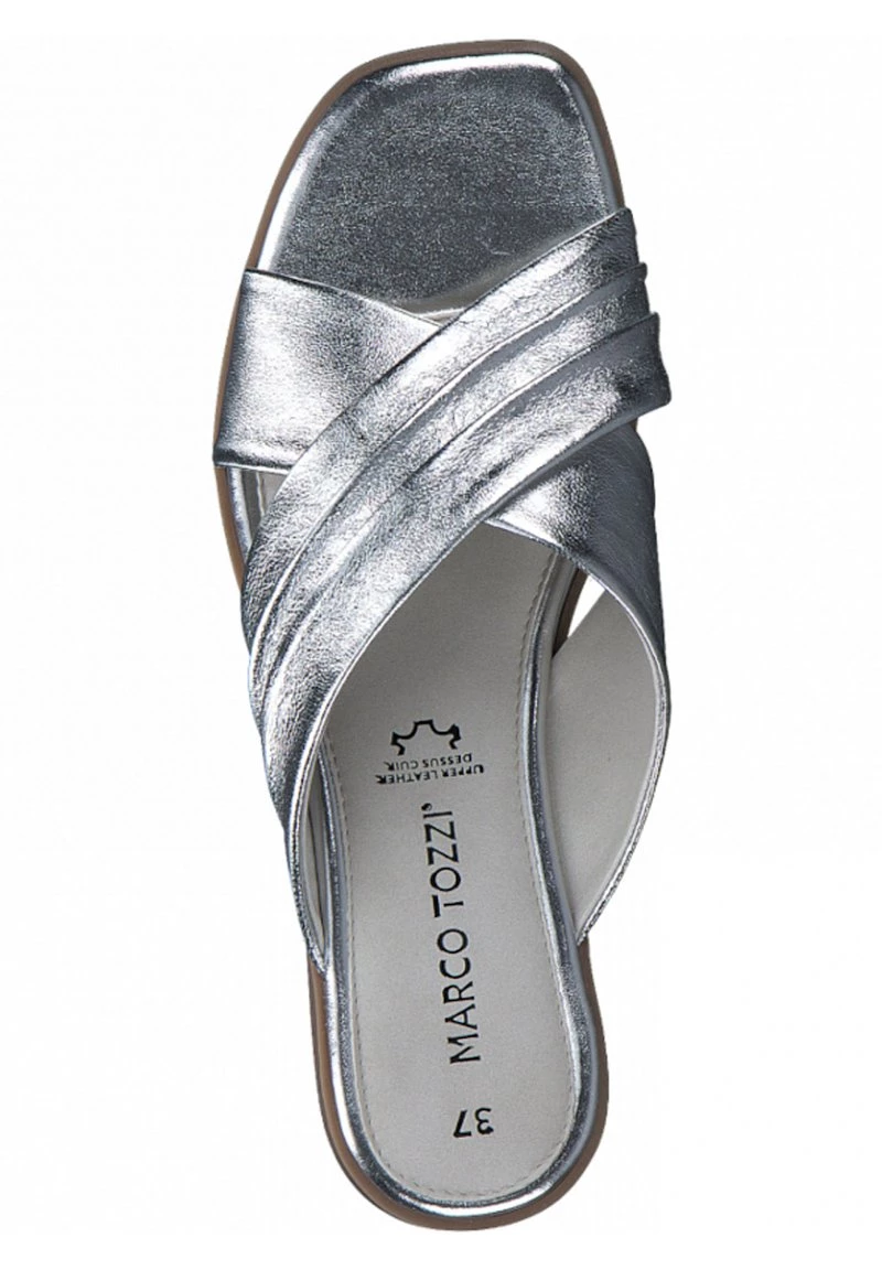 Marco Tozzi Mules Silver Femme 2 Marco Tozzi Mules Silver Femme – Image 2