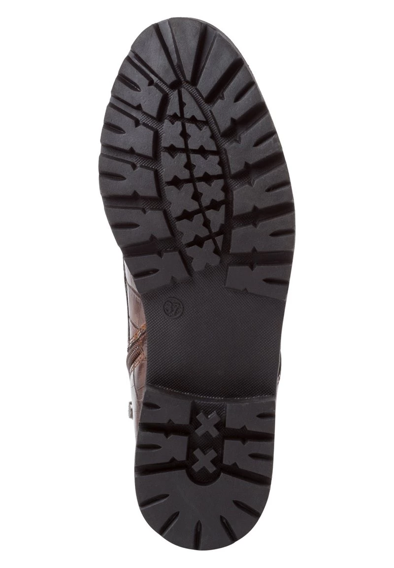 Marco Tozzi Bottines à Lacets Chestnut Croco Femme 4 Marco Tozzi Bottines à Lacets Chestnut Croco Femme – Image 4