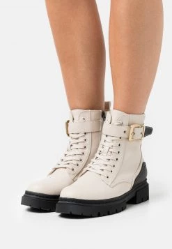 Marco Tozzi Bottines à Lacets Cream Femme