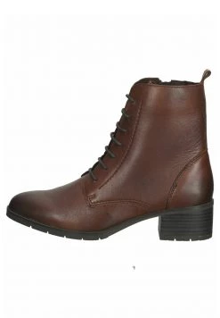 Marco Tozzi Femme Bottines à Lacets Chestnut Antic