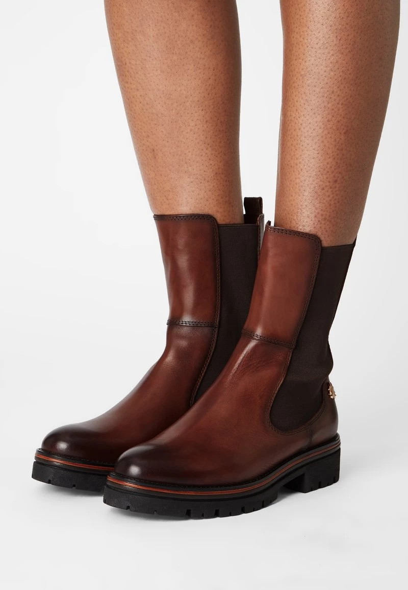 Marco Tozzi BY GUIDO MARIA KRETSCHMER Bottines à Plateau Cognac Femme 1 Marco Tozzi BY GUIDO MARIA KRETSCHMER Bottines à Plateau Cognac Femme