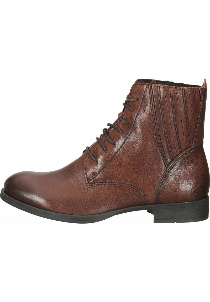 Marco Tozzi Femme Bottines à Lacets Cognac Antic 1 Marco Tozzi Femme Bottines à Lacets Cognac Antic