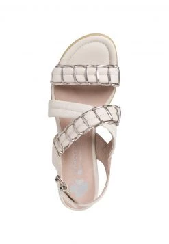 Marco Tozzi BY GUIDO MARIA KRETSCHMER Sandales Compensées Cream Comb Femme -Marco Tozzi Soldes Magasin 7f62db56bcf14ed3b5ee862406c03b32