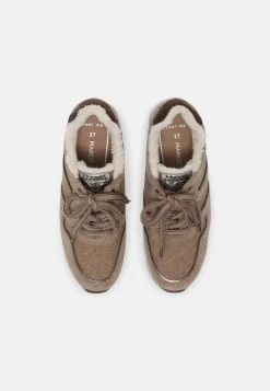 Marco Tozzi Baskets Basses Taupe Comb Femme -Marco Tozzi Soldes Magasin 88121180de994fb890b93d96eab3aea3