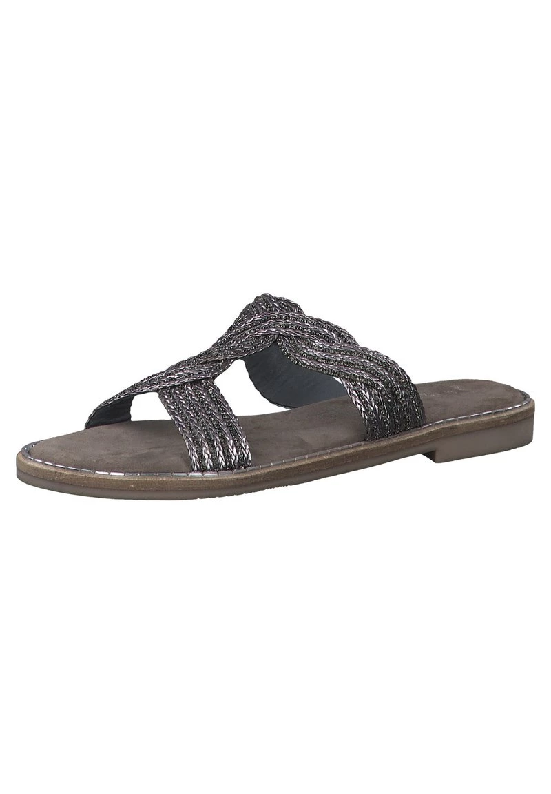 Marco Tozzi Mules Pewter Femme 2 Marco Tozzi Mules Pewter Femme – Image 2