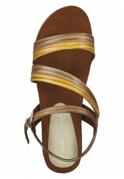 Marco Tozzi Femme Sandales Compensées Cognac Liz.com -Marco Tozzi Soldes Magasin 915398e386d940cda7ebf37c8f2cb712