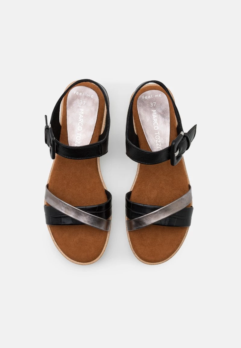 Marco Tozzi Femme Sandales Black Antic 6 Marco Tozzi Femme Sandales Black Antic – Image 6