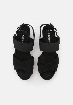 Marco Tozzi Sandales à Plateforme Black Femme -Marco Tozzi Soldes Magasin 9d35961c21a94a19ac5654d2198a8609