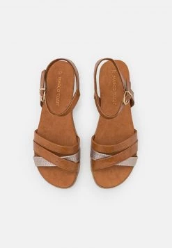 Marco Tozzi Femme Sandales Compensées Cognac 11 Marco Tozzi Femme Sandales Compensées Cognac -Marco Tozzi Soldes Magasin 9fecaadae79346149000afcd4cc95a89