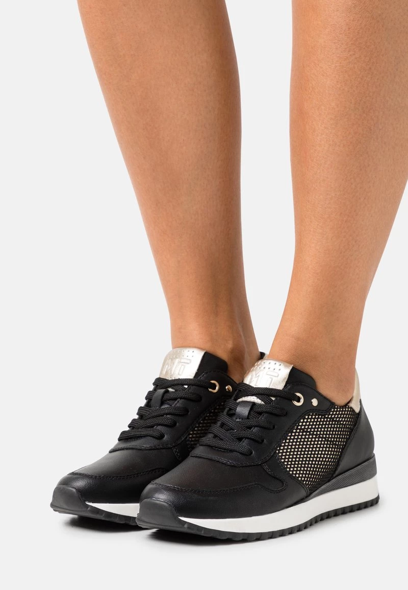 Marco Tozzi Baskets Basses Black/gold Femme 1 Marco Tozzi Baskets Basses Black/gold Femme