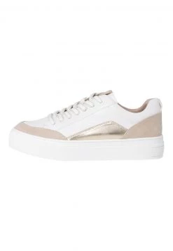 Marco Tozzi Soldes Magasin 48 Marco Tozzi Baskets Basses White Dune C. Femme