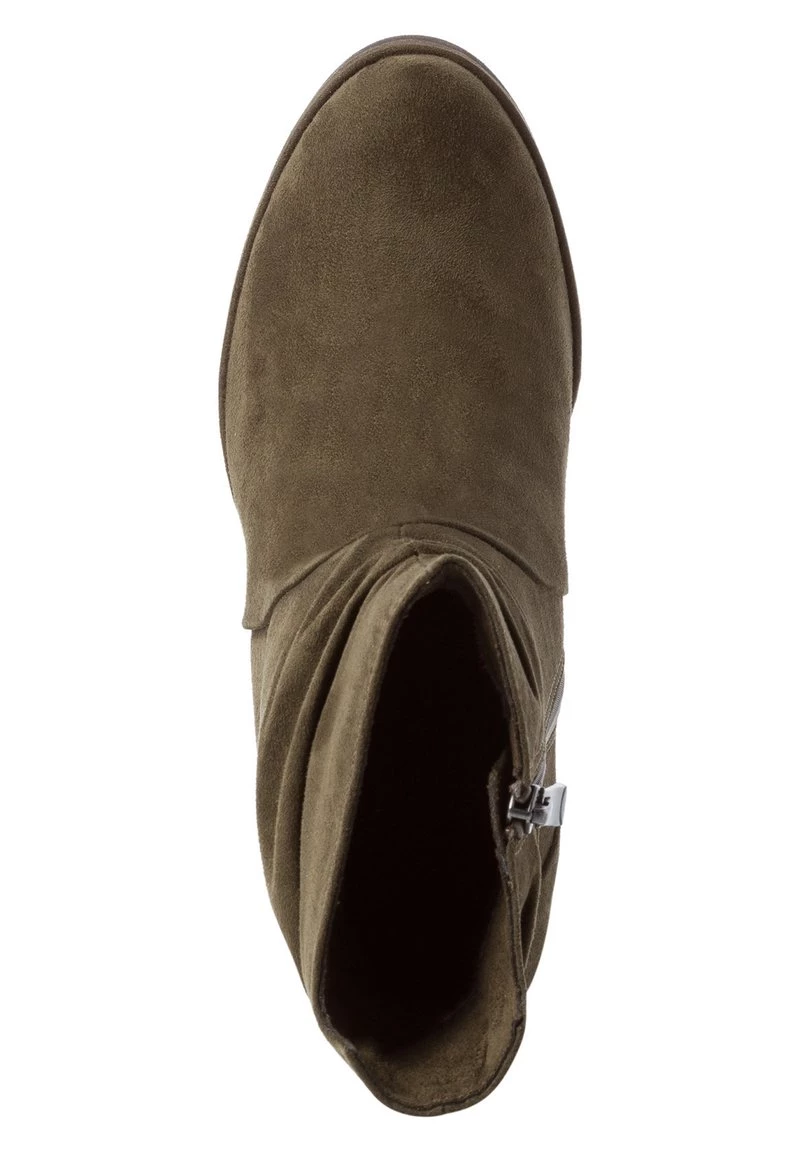 Marco Tozzi Femme Bottines à Talons Hauts Olive 3 Marco Tozzi Femme Bottines à Talons Hauts Olive – Image 3