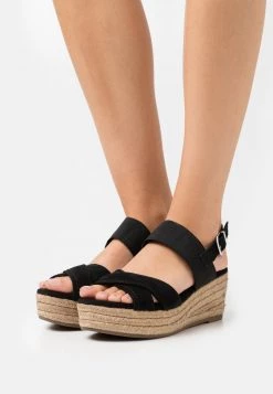 Marco Tozzi Sandales à Plateforme Black Femme