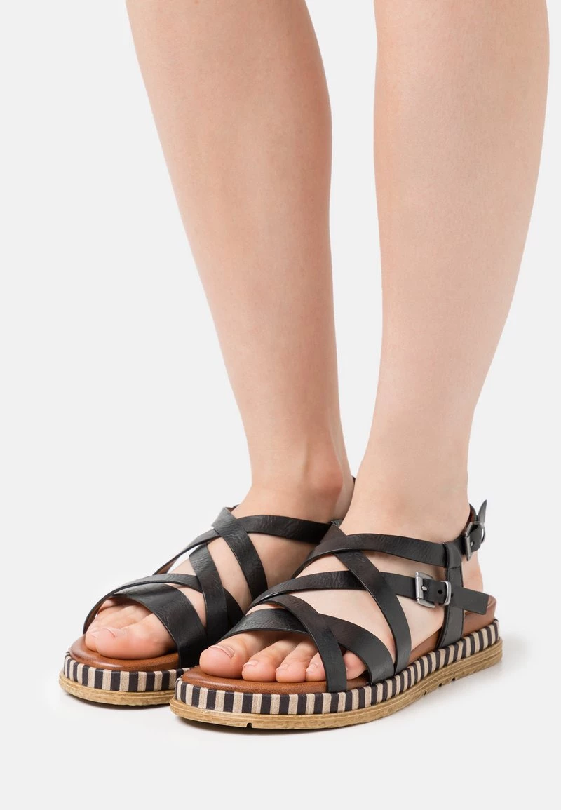 Marco Tozzi Sandales Black Antic Femme 1 Marco Tozzi Sandales Black Antic Femme