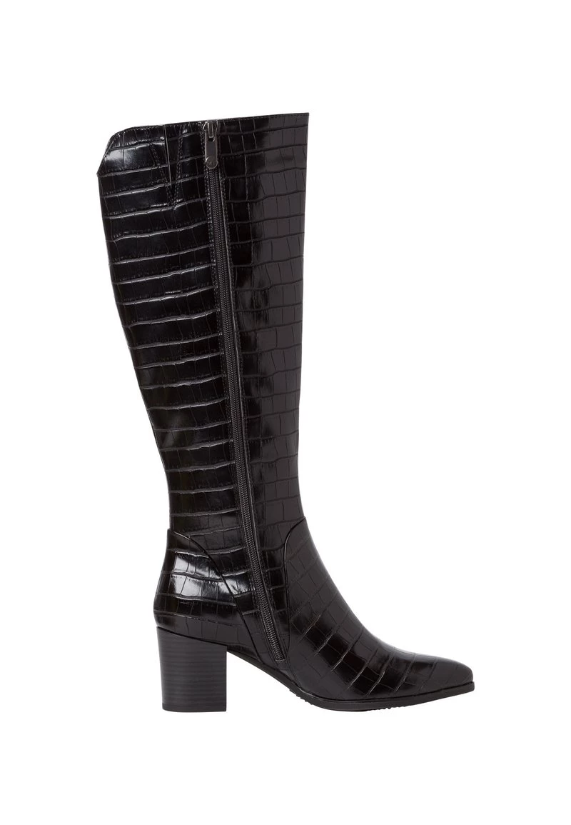 Marco Tozzi Bottes Black Croco Femme 5 Marco Tozzi Bottes Black Croco Femme – Image 5