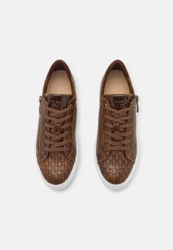 Marco Tozzi Femme Baskets Basses Cognac -Marco Tozzi Soldes Magasin fde681cb08d247e3b76802956206150d